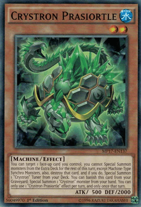 Crystron Prasiortle [MP17-EN137] Common - for just $0.25! 