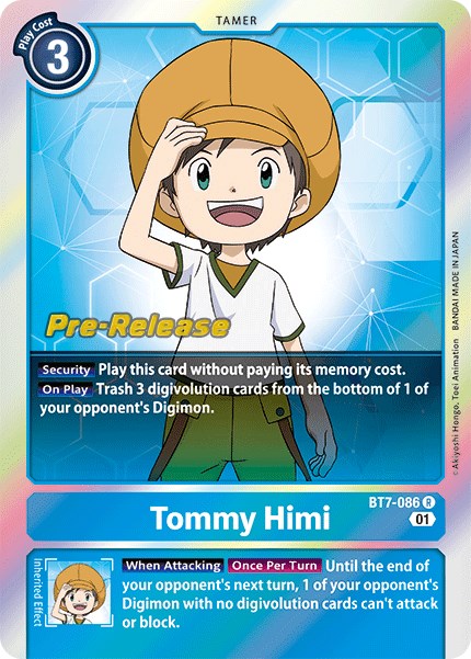 Tommy Himi [BT7-086] [Next Adventure Pre-Release Cards] - Just $0.15! Shop now at Retro Gaming of Denver