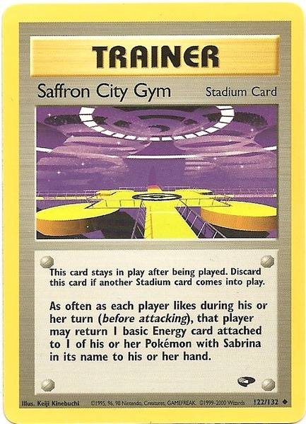 Saffron City Gym (122/132) [Gym Challenge Unlimited] - Just $0.70! Shop now at Retro Gaming of Denver