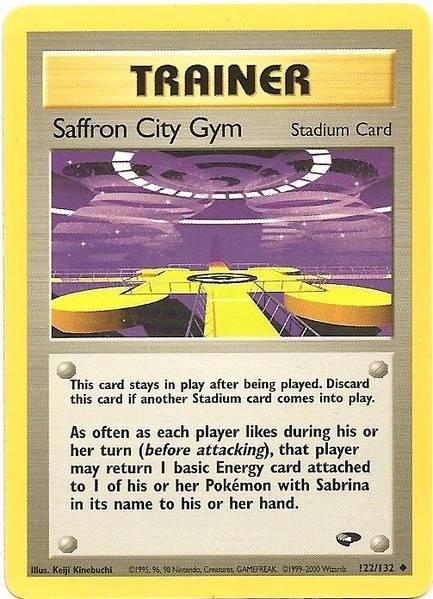Saffron City Gym (122/132) [Gym Challenge Unlimited] - for just $0.65! 