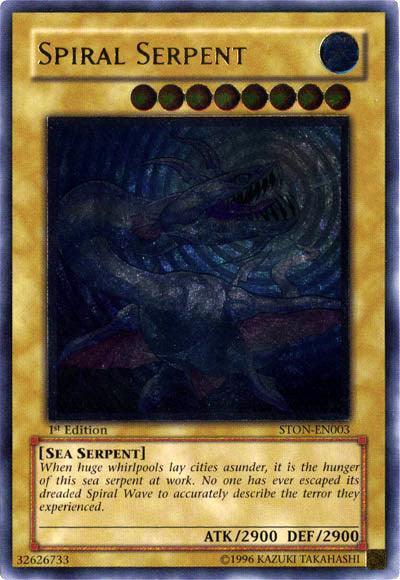 Spiral Serpent [STON-EN003] Ultimate Rare - for just $5.60! 