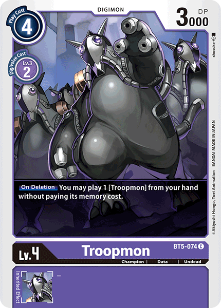 Troopmon [BT5-074] [Battle of Omni] - Just $0.09! Shop now at Retro Gaming of Denver