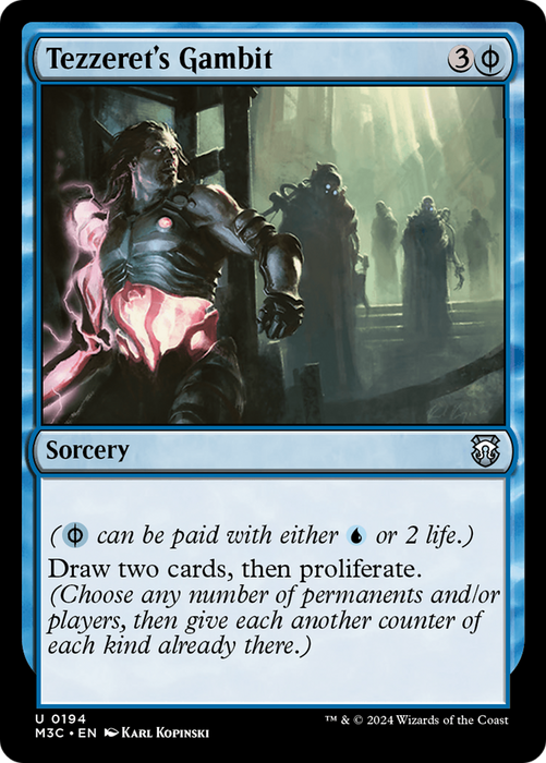 Tezzeret's Gambit (M3C-194) - Modern Horizons 3 Commander - for just $0.09! 