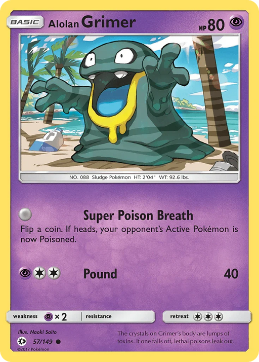Alolan Grimer (57/149) [Sun & Moon: Base Set] - for just $0.10! 
