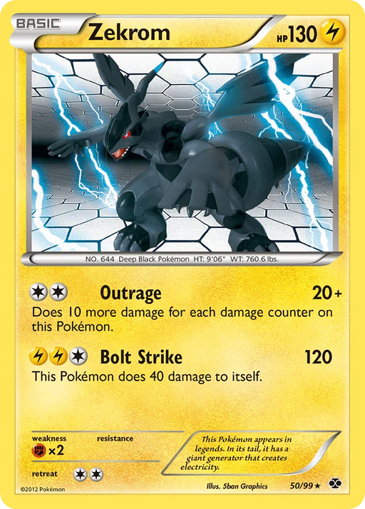 Zekrom (50/99) [Black & White: Next Destinies] - for just $0.45! 