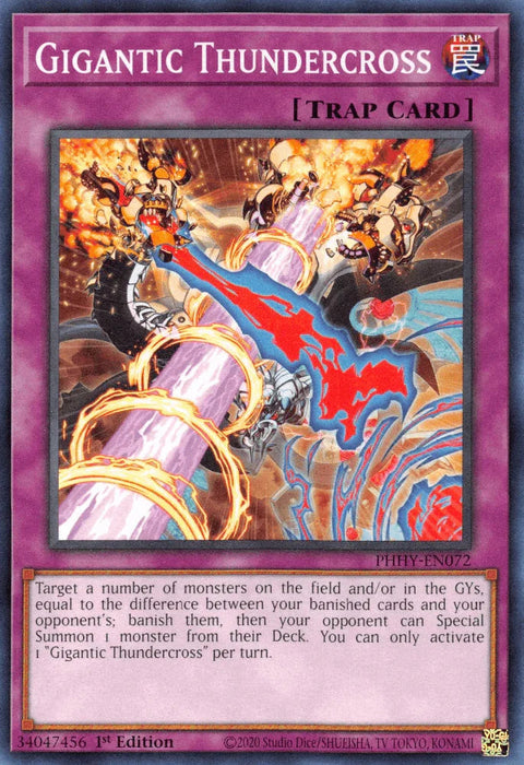 Gigantic Thundercross [PHHY-EN072] Common - for just $0.10! 