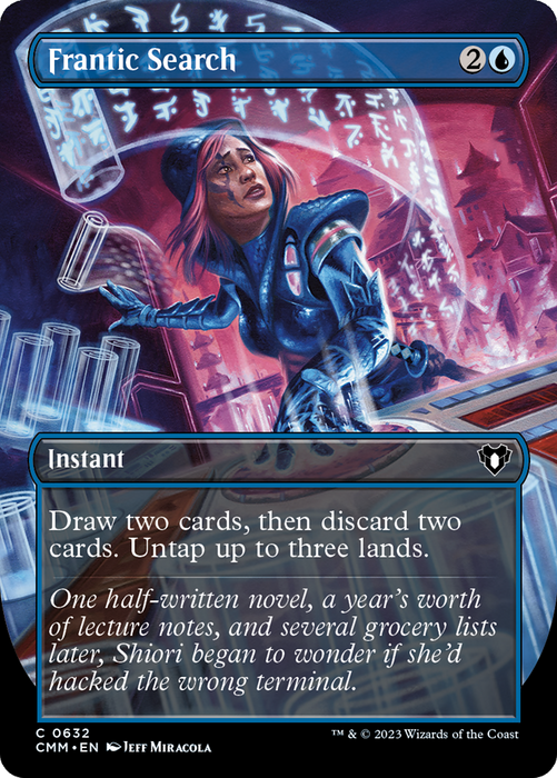 Frantic Search (CMM-632) - Commander Masters (Borderless) - for just $0.28! 