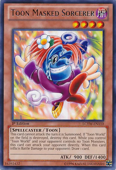 Toon Masked Sorcerer [LCYW-EN110] Rare - for just $0.35! 
