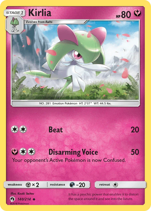 Kirlia (140/214) [Sun & Moon: Lost Thunder] - for just $0.45! 