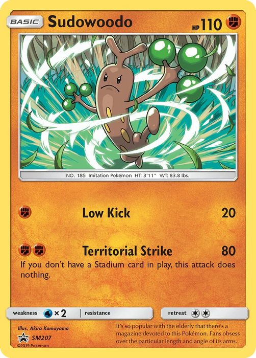 Sudowoodo (SM207) [Sun & Moon: Black Star Promos] - for just $0.45! 