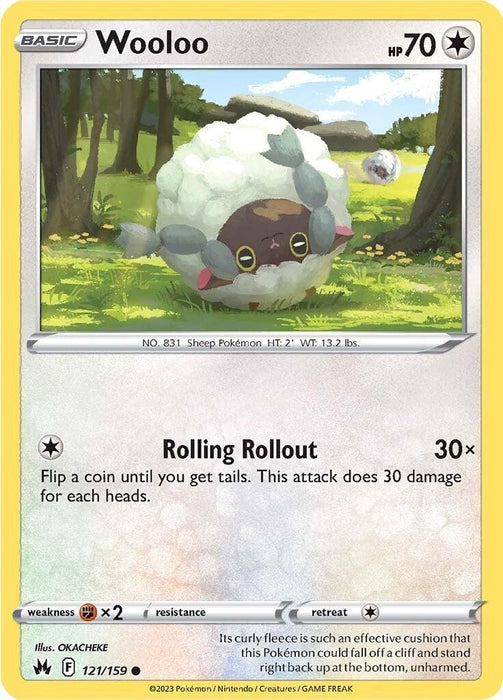 Wooloo (121/159) [Sword & Shield: Crown Zenith] - for just $0.10! 