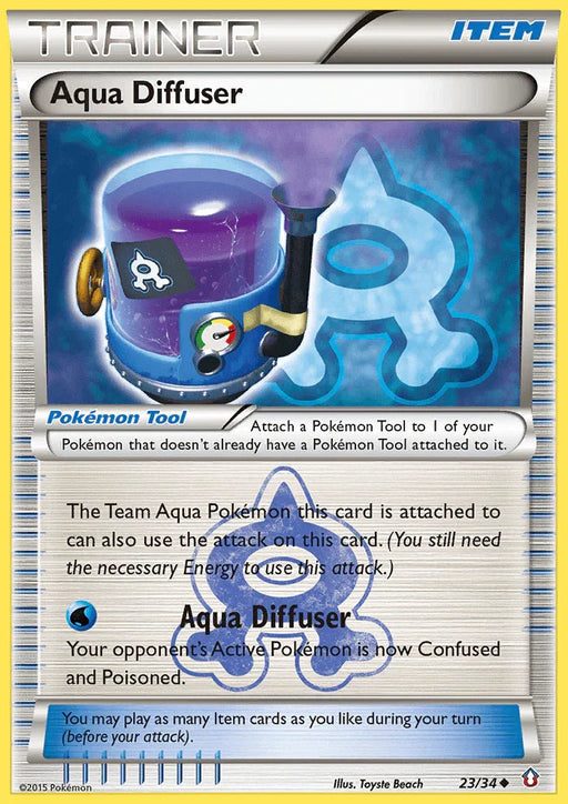 Aqua Diffuser (23/34) [XY: Double Crisis] - for just $0.30! 