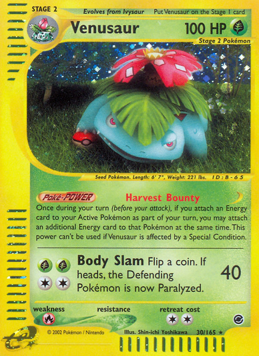 Venusaur (30/165) [Expedition: Base Set] - Just $16.05! Shop now at Retro Gaming of Denver