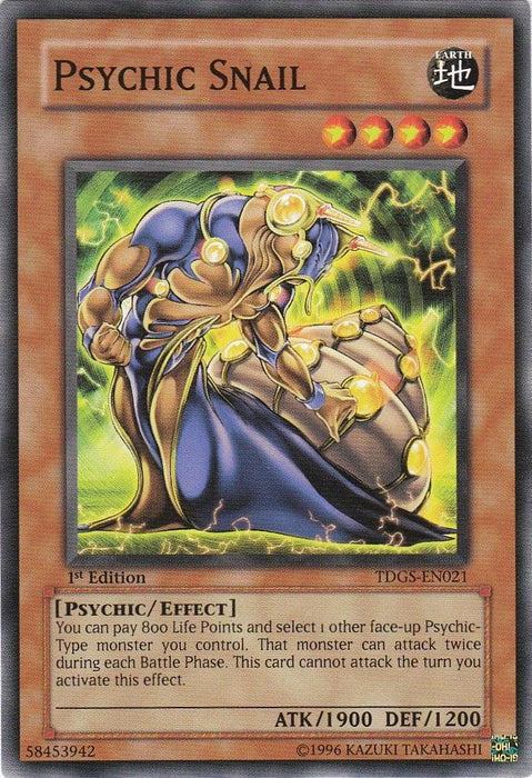 Psychic Snail [TDGS-EN021] Common - for just $0.10! 