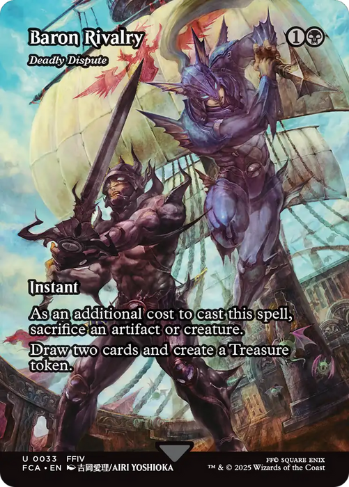 Deadly Dispute (FCA-033) - FINAL FANTASY: Through the Ages / Baron Rivalry (Borderless) Foil - for just $0.43! 