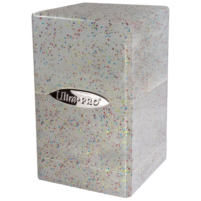 Ultra PRO: Satin Tower - Glitter Clear - for just $0! 