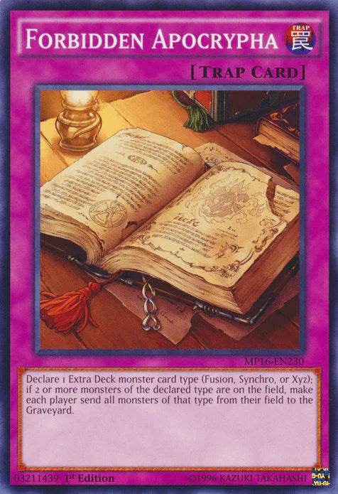 Forbidden Apocrypha [MP16-EN230] Common - for just $0.10! 