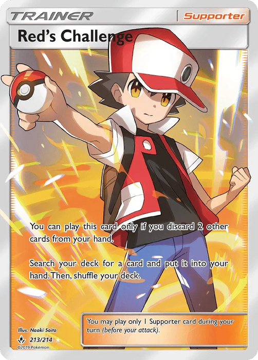 Red's Challenge (213/214) [Sun & Moon: Unbroken Bonds] - for just $56.25! 