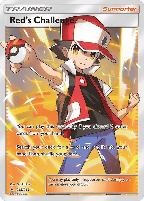 Red's Challenge (213/214) [Sun & Moon: Unbroken Bonds] - for just $41.05! 