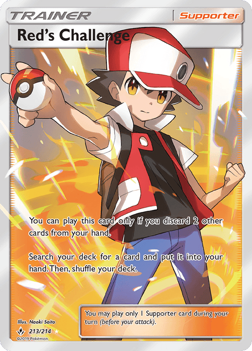 Red's Challenge (213/214) [Sun & Moon: Unbroken Bonds] - for just $42.50! 