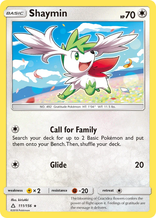 Shaymin (111/156) [Sun & Moon: Ultra Prism] - for just $0.20! 