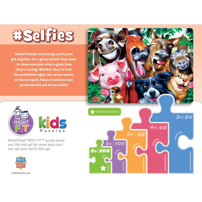 Selfies - Barnyard Besties 200 Piece Jigsaw Puzzle - for just $12.99! 
