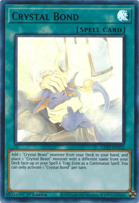 Crystal Bond (Green) [LDS1-EN112] Ultra Rare - for just $0.10! 