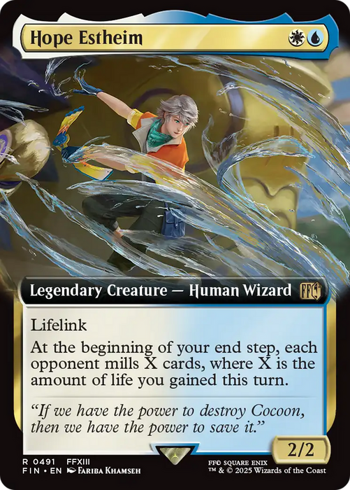 Hope Estheim (FIN-491) - FINAL FANTASY: (Extended Art) Foil - for just $2.06! 