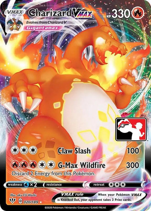 Charizard VMAX (020/189) [Prize Pack Series One] - for just $580! 