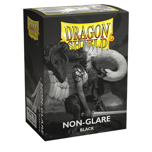 Dragon Shield: Standard 100ct Sleeves - Black (Non-Glare Matte) - Just $9.95! Shop now at Retro Gaming of Denver