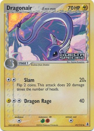 Dragonair (41/113) (Delta Species) (Stamped) [EX: Delta Species] - Just $7! Shop now at Retro Gaming of Denver