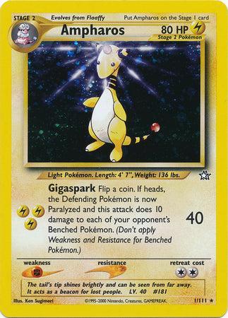 Ampharos (1/111) [Neo Genesis Unlimited] - for just $11.40! 