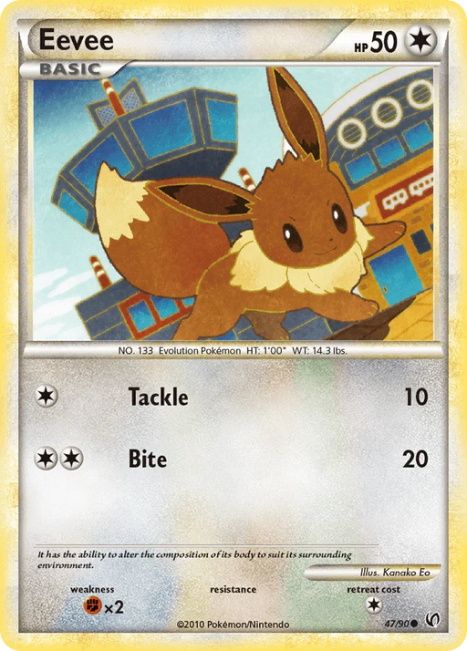 Eevee (47/90) [HeartGold & SoulSilver: Undaunted] - for just $1.20! 