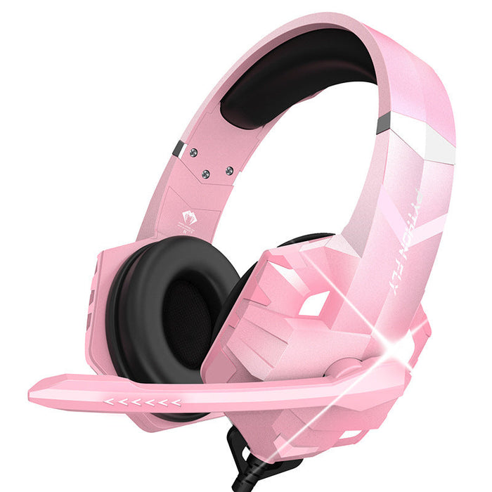 Gaming Headset Computer Headset Wired With Microphone Breathing Light - for just $91.54! 