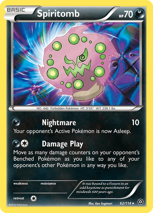 Spiritomb (62/114) [XY: Steam Siege] - for just $0.15! 