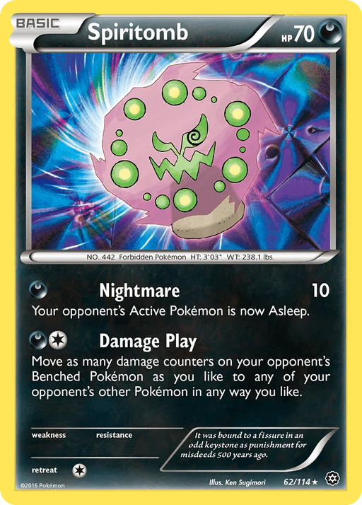 Spiritomb (62/114) [XY: Steam Siege] - for just $0.15! 