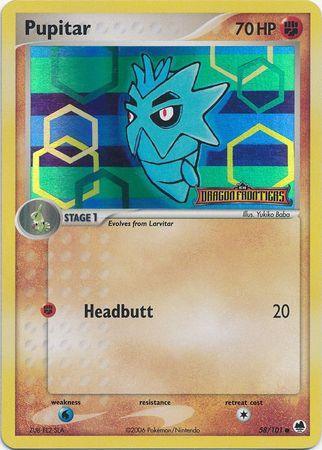 Pupitar (58/101) (Stamped) [EX: Dragon Frontiers] - for just $5.40! 