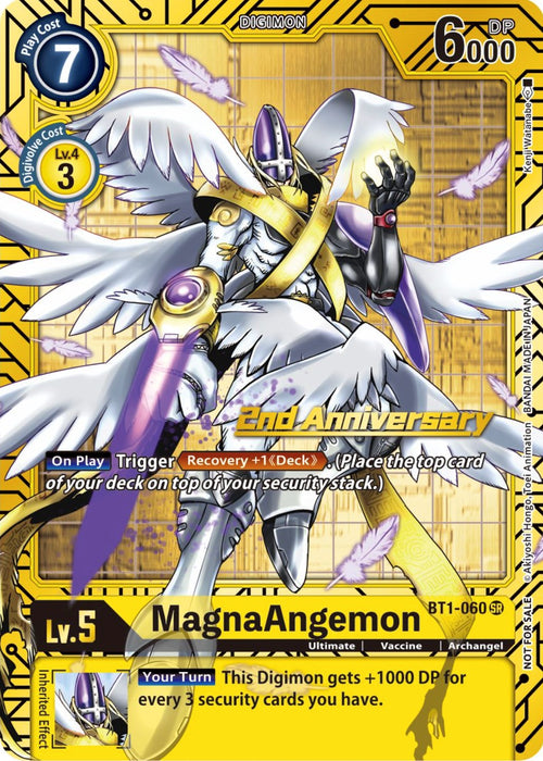 MagnaAngemon [BT1-060] (2nd Anniversary Card Set) [Release Special Booster Promos] - Just $0.60! Shop now at Retro Gaming of Denver