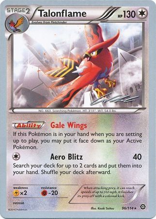 Talonflame (96/114) (Ninja Blitz - Cody Walinski) [World Championships 2016] - Just $0.40! Shop now at Retro Gaming of Denver