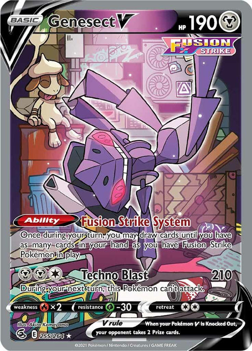 Genesect V (255/264) [Sword & Shield: Fusion Strike] - for just $10.90! 