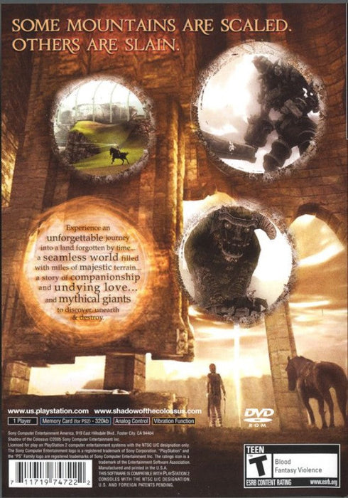 Shadow of the Colossus – PlayStation 2 (PS2) - for just $12.99! 