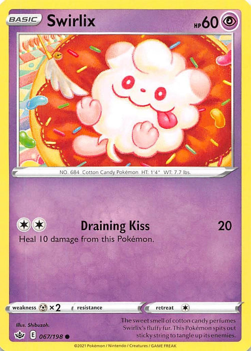 Swirlix (067/198) [Sword & Shield: Chilling Reign] - for just $0.10! 