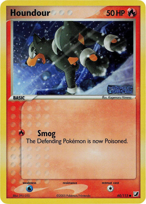 Houndour (60/115) (Stamped) [EX: Unseen Forces] - for just $17.05! 