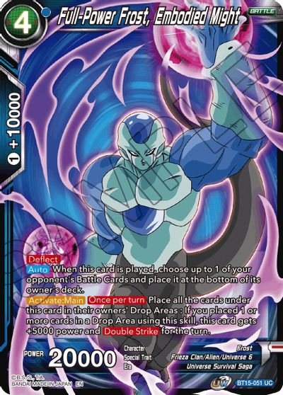 Full-Power Frost, Embodied Might (BT15-051) [Saiyan Showdown] - for just $0.10! 