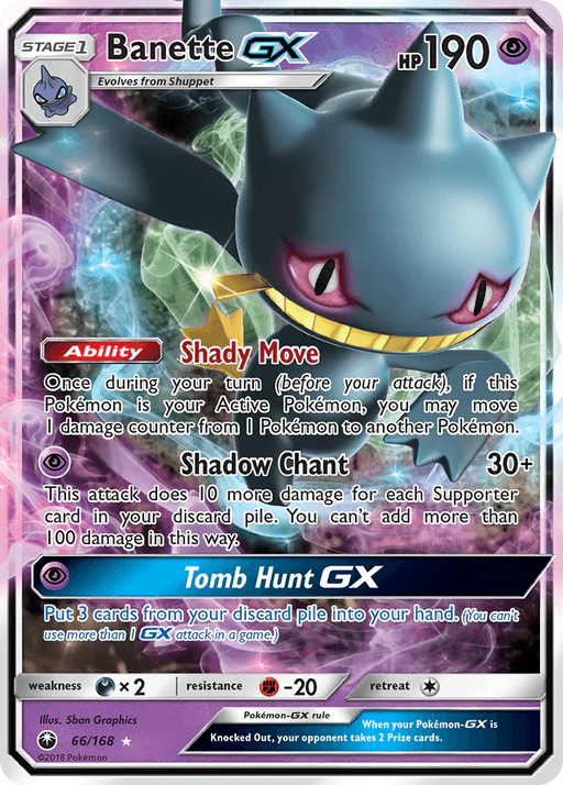 Banette GX (66/168) [Sun & Moon: Celestial Storm] - for just $1.40! 
