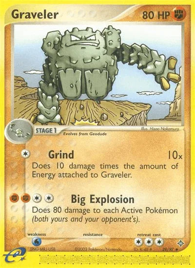 Graveler (29/97) [EX: Dragon] - for just $0.60! 