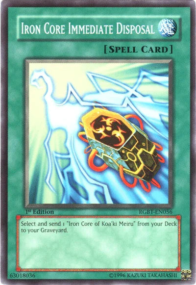 Iron Core Immediate Disposal [RGBT-EN056] Common - for just $0.10! 