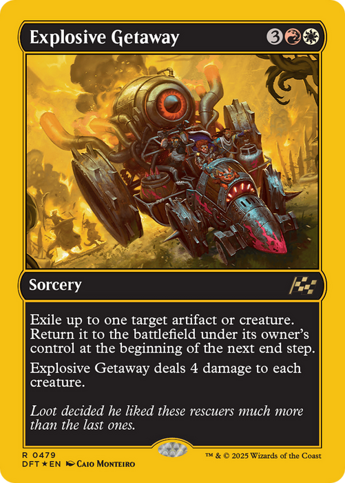 Explosive Getaway (DFT-479) - Aetherdrift Foil - for just $0.15! 