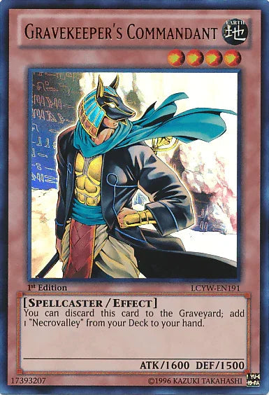 Gravekeeper's Commandant [LCYW-EN191] Ultra Rare - for just $2.90! 