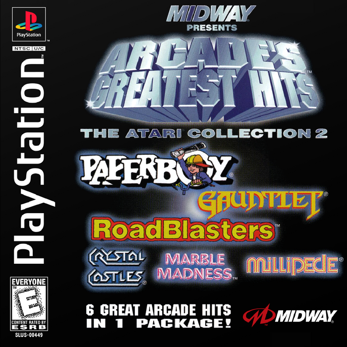 Arcade's Greatest Hits: Atari Collection 2 – PlayStation 1 (PS1) - for just $10.99! 